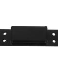 Heavy Duty Hidden Door Hinge 5 Inch Black Square Pivot For Interior Bookcases And Folding Boxes Concealed Flush Mount Design With Adjustable Pivot Invisible Hardware Modern Sleek Finish For Cabinets And Doors, front view