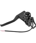 Electric Scooter Brake Lever Handle With Bell Compatible With Ninebot F20 F25 F30 F40 F Series Replacement Part, black finish