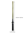 Side view of Heavy Duty Fence Wire Tightener Tool Barbed Wire Tensioner, showing metal handle and tensioning mechanism, 25.55 inches long.