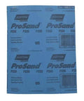 ProSand 11 Inch By 9 Inch Sanding Sheet 220 Grit Very Fine Aluminum Oxide Abrasive With Durable Paper Backing, blue sheet close-up