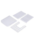 Components of Adjustable Toast Slicer And Bread Cutting Guide For No Fuss Home Bakes Made With Food Grade ABS Plastic Bread Slicer