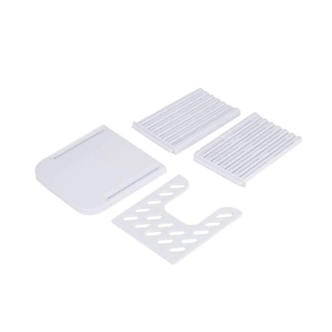 Components of Adjustable Toast Slicer And Bread Cutting Guide For No Fuss Home Bakes Made With Food Grade ABS Plastic Bread Slicer