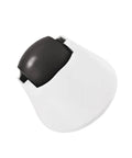 Directional wheel accessory for Roborock front caster, white housing with black wheel.