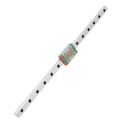 MGN12H 350mm Linear Guide Rail With Block for CNC Machines and 3D Printers, 12mm Wide, Bearing Steel