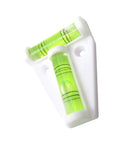 Mini T Shape Bubble Level Tool With Shatterproof PMMA And ABS for precise leveling on a white background