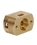 Rock Solid T8 Z Axis Lead Screw Oldham Coupling For Smooth 3D Printer Hot Bed Stabilizer Upgrade That Fits Multiple Models Without Any Wobbles Or Breaks brass coupling