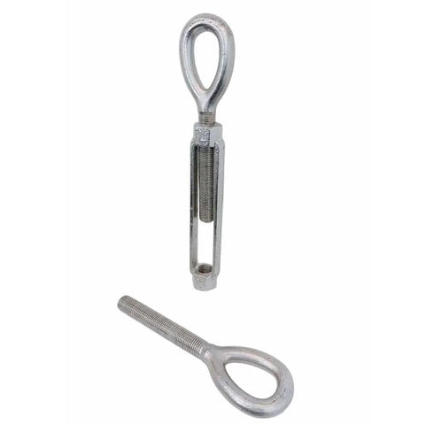 Bombproof Drop Forged T316 Marine Stainless Steel Turnbuckle Eye End Rigging Hardware, durable cable tightening gear.