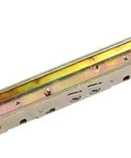 Heavy Duty Dual Point Double Hook Sliding Glass Door Mortise Lock With 3/8 Inch Recessed Plate And 12.5 Inch Hole Spacing, metal mechanism.