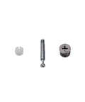 100 Pack Three In One Eccentric Wheel Screw Fastener Connectors For Wardrobe And Furniture Thickened Rock Solid Heavy Duty Steel Cam Locks