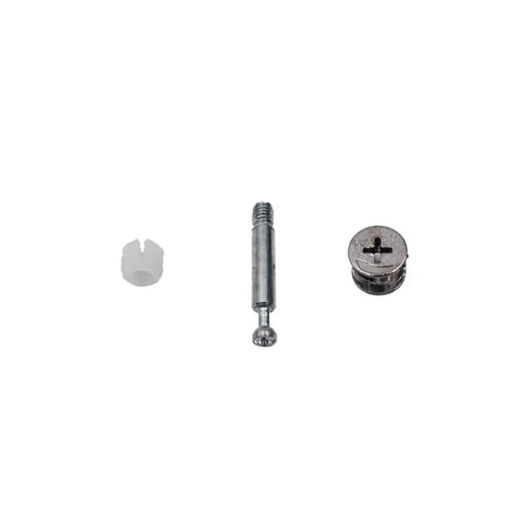 100 Pack Three In One Eccentric Wheel Screw Fastener Connectors For Wardrobe And Furniture Thickened Rock Solid Heavy Duty Steel Cam Locks