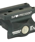 Super Precision MRO Series Optic Mount Absolute CoWitness Black for AR15 Rifles front view