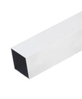 38mm X 38mm X 3.2mm 6061 Aluminum Square Tube, 300mm Length, Beefed Up Industrial Metal Tubing for Machinery Frames, Construction, DIY Projects