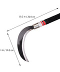 Two Pack Manganese Steel Portable Weeding Tools For Grass Removal And Harvesting With Short Handle Design