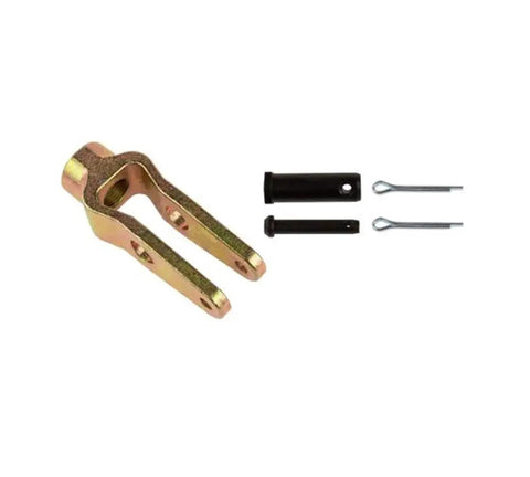 Eight Pack Slack Adjuster Double Pinned Straight Clevis Pin Kit With Five Eighth Inch 18 Threaded Pins for Air Brake Chambers R810019