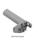 Replacement Front Landing Legs For DJI Mavic Air 2S Drone showing left front leg in durable plastic build, easy fit.