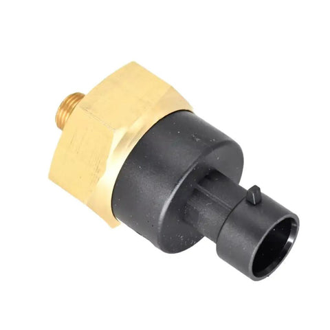 Pressure Sensor For Industrial Air Compressors, Delivers Precise Readings, Built Tough For Harsh Environments, Compatible With Common Rotary Screw Systems, Part 39929435, brass and black sensor