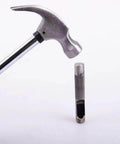 Hammer and steel punch from the Pro Grade Heavy Duty Steel Leather Hole Punch Set Three Piece Grommet Punch Kit