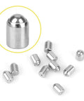 Snag These Rock Solid Stainless Steel Ball Plungers 2Mm X 3Mm Spring Loaded Push Fit Fasteners, showing multiple stainless steel ball plungers.