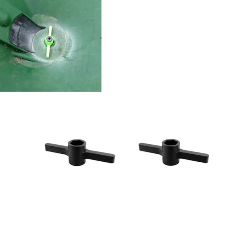 2 Pack Auger Paddle Replacement For Turf Builder Pro EdgeGuard Spreader DLX And Mini Models Fits 0.43 Inch Hex Shaft Quick Install
