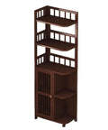 Corner Triangle Bookshelf For Living Room Wall Cabinets Space Saving Storage Shelves Bookcase For Home Office Durable Thick Panel