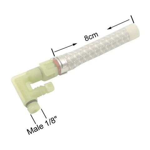 Eight Centimeter Water Pump Hose With High Pressure One Eighth Inch Male Fittings, PET Hose, High Temp, Safety Valve 0.8-3 Bar