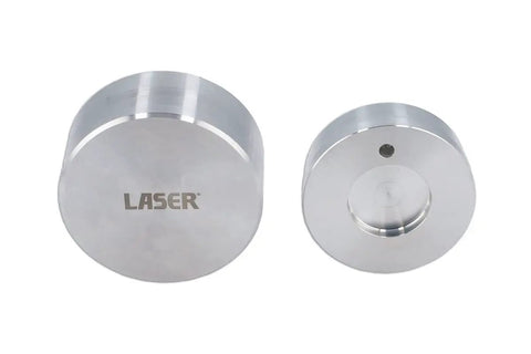 Heavy Duty Aluminum Rear Crankshaft Installation Kit For JLR 2.0L Diesel with machined aluminum adapters shown.