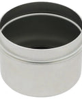 Dust Cap 1.98 In OD For Trailer Axle Wheel Hub And Bearing Hub With Rubber Plug Replacement, shown in silver durable finish.