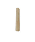 Heavy Duty Real Deal Hardwood Dowel Pins Quarter Inch By Two Inch Six Millimeter Fifty Millimeter showing fluted grip design.