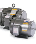 Single 3-Phase TEFC Electric Motor, 1760 RPM, 182T Frame, 60 Hz, F1 Foot Mount, EM3611T 3635M, sealed ball bearing