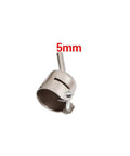 45 Degree Curved Angle Nozzle For 850 Series Hot Air Rework Station, 5mm Stainless Steel Replacement Tip For Precise Soldering
