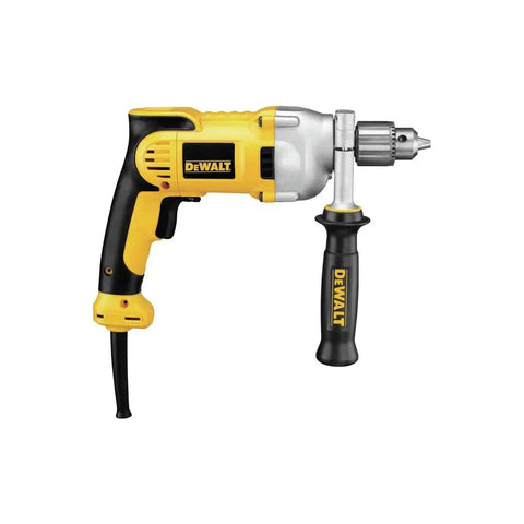 Beefed-Up Heavy Duty Corded Electric Drill With Pistol Grip 1/2 Inch Chuck 10 Amp Motor Model DWD210G Variable Speed 0-1250 RPM