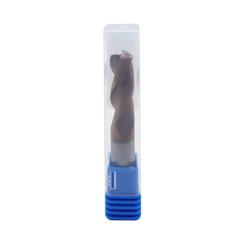 1/2 Inch Solid Carbide Corner Radius End Mill For Aluminum With 37 Degree Helix And 0.060 Inch Corner Radius, Three Flutes, ZRN Coated Cutter