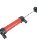 Grab-N-Go Portable Manual Fuel Change Pump For Cars And Small Equipment ABS Material Siphon Tool Quick Liquid Transfer For Gas Oil And Water Lightweight Durable Easy Hands Free Use red manual pump