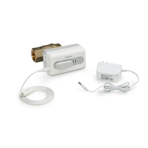 WiFi Water Leak Shutoff Valve With Actuator Three Quarter Inch NPT Smart Home Leak Prevention Replacement For VWS02Y brass valve with sensor