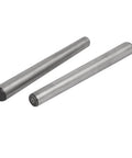 Two Four Piece Heavy Duty Steel GB117 Taper Pins Set With 130mm Length and 12mm Small End Diameter on a white background.