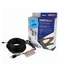 Roof Deicing Cable 240 Feet Long for Fast Ice Melt, 1200 Watts at 120V, product box with cable and accessories shown