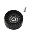 Premium Drive Belt Idler Pulley Perfect For 125 200 300cc Sport City Street SR Scooters with solid black build and a bearing.