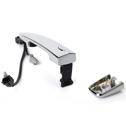 Nissan Exterior Chrome Front Left Driver Side Door Handle With Sensor And Smart Keyless Entry System for 2009 2018 models