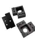 Upgrade Your 3D Printer With This Z Axis Motor Cage Kit For Front Or Back Mounting It Reduces Wobble And Ripple Using Durable Aluminum Alloy Compatible With Standard 42 Stepper Motors And Easy Direct Install, black aluminum 3D printer Z axis motor cage kit