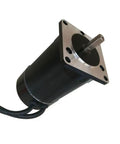57mm BLDC Motor With Hall Sensor, 3000 RPM, 70W, 24V, showing metal flange and wiring, ideal for robotics and CNC projects