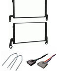 Double Din Car Stereo Dash Kit With Wire Harness And Removal Tool For Ford F150 1997 1998 And Ford F250 1998 No Factory External Amp Vehicles