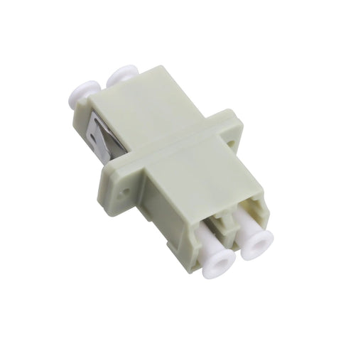 LC To LC Fiber Optic Coupler For Duplex Multimode Cables Connector Adapter Kit 100 Pack close-up