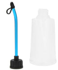 Universal RC Nitro Fuel Filler Bottle 250CC For HSP HPI Tamiya Traxxas Nitro RC Cars And Trucks White Plastic Oil Refill Bottle With 8MM Tube Durable And Easy Fill A Real Must Have, features separate tube and clear bottle