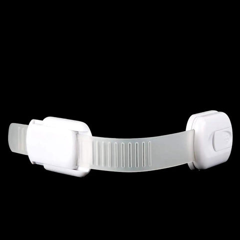 Baby Safety Locks For Cabinets And Drawers, Multifunctional Strap Lock With Non Plastic Design, Easy Peel And Stick Installation