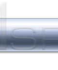 100 Pack M8 By 10mm Solid Heavy Duty Steel Dowel Pins DIN 7 Type A, side and top view of precision ground locating pin for machinery use.