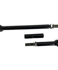 Front Adjustable Track Panhard Bar For Ford F Series 1999 To 2004 F250 F350 Super Duty And 2000 To 2005 Excursion, 2 To 6 Inch Lift Replacement, Forged Steel With Self Lubricating Bushings, Heavy Duty Adjustable Track Bar shown with bushings and threaded ends