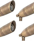 Antique Bronze 5W Low Voltage Landscape Spotlight With 12 Volt AC Or DC, Directional Outdoor Garden Light, 400LM Warm White 3000K