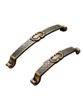 Matte Black Modern Cabinet Door Handles For Drawer Pulls Zinc Alloy Cupboard Hardware With Antique Bronze Finish 5 Inch Center To Center
