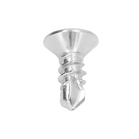 Close-up of 200Pcs 13mm Self Drilling Screws Countersunk Cross Head Stainless Steel Fasteners For Wood And Metal Kit M4.8-16