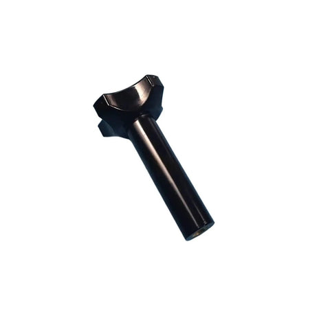 Top Shelf Long Screw Nut Clamping Bolt Accessory For Soft Serve Ice Cream Machines, heavy duty, black metal design, diamond bottom.